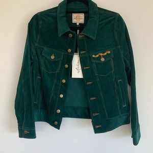 NWT Arnhem Ginger Corduroy Jacket, Teal, 8